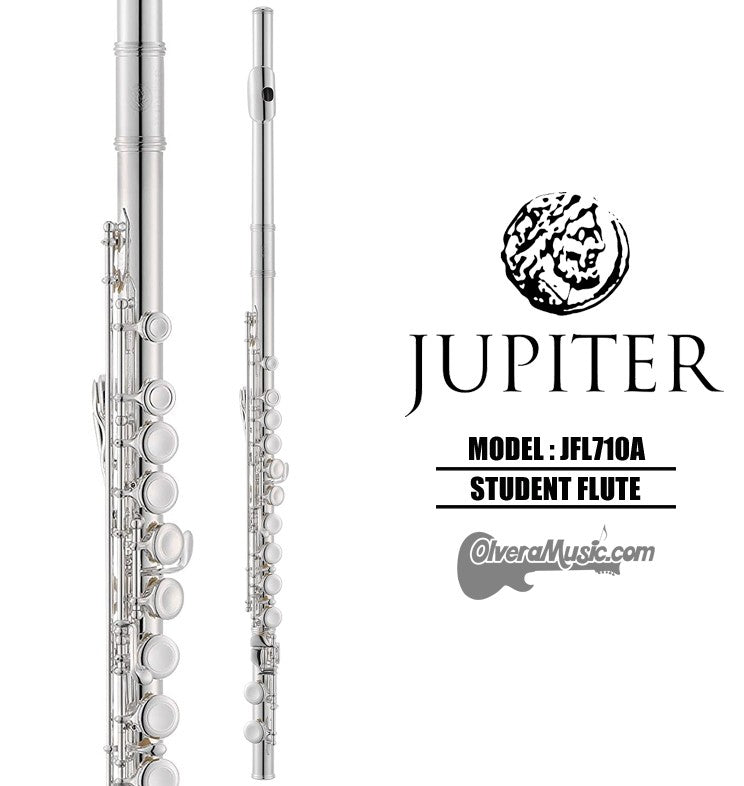 JUPITER Student Model Flute Key of C - Silver Plated