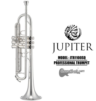 JUPITER Bb Intermediate Trumpet - Silver Plate Finish