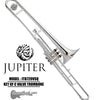 JUPITER C Valve Trombone  (DO)- Silver Plate Finish