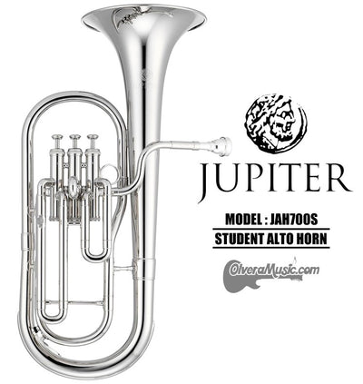 JUPITER Eb Alto Horn - Silver Plate Finish