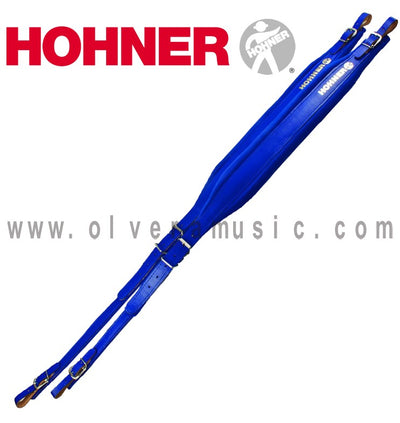 HOHNER MOD.ACC7 correas de cuero para acordeón - Azul