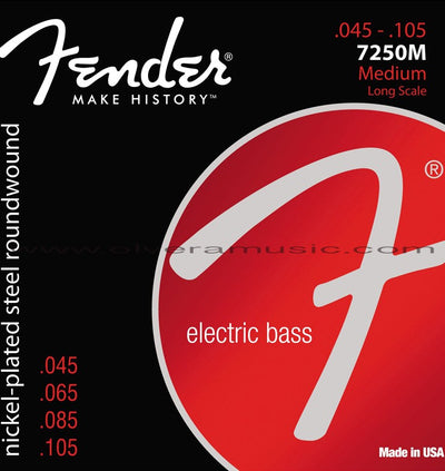 FENDER Nickel Plated Steel Electric Bass Strings