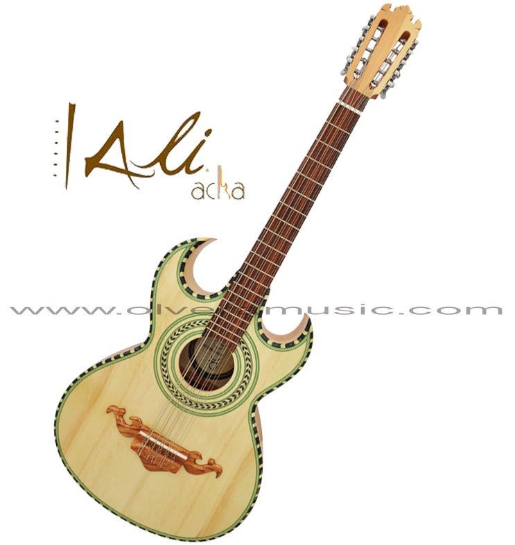 ALI ACHA Bajo Quinto Tradicional (AACHABQCPT) Madera de Ciprés - Disponible solo sobre pedido.