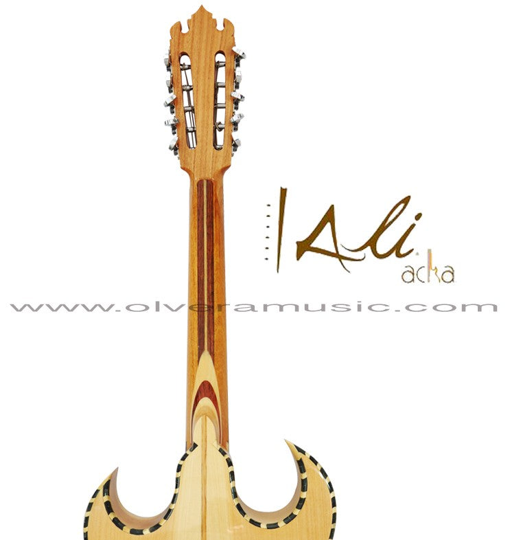 ALI ACHA Bajo Quinto Tradicional (AACHABQCPT) Madera de Ciprés - Disponible solo sobre pedido.