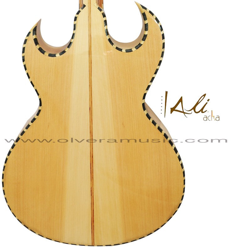 ALI ACHA Bajo Quinto Tradicional (AACHABQCPT) Madera de Ciprés - Disponible solo sobre pedido.