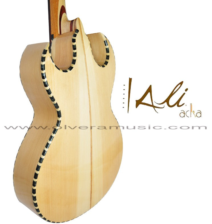 ALI ACHA Bajo Quinto Tradicional (AACHABQCPT) Madera de Ciprés - Disponible solo sobre pedido.