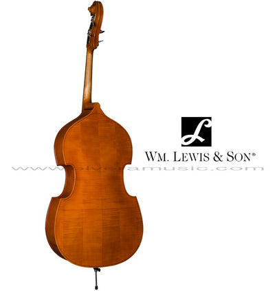 William Lewis & Son (WLB49L1CFH) "Exeter" 1/4 Size Student Model Double Bass