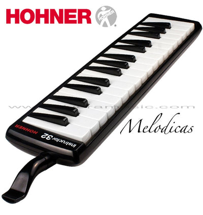 Hohner MOD. Instructor (32B) Melódica 32 teclas- Negro