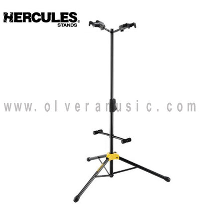 Hercules (GS422B) Duo Guitar Stand with Folding Neck and Backrest