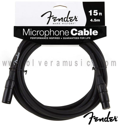 FENDER Microphone Cable 15ft. (4.5m)