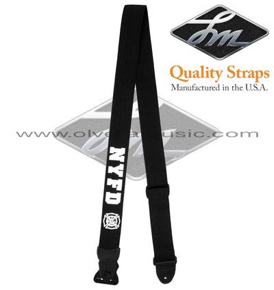 LM PRODUCTS "NYFD" Silk-Screen Guitar Strap