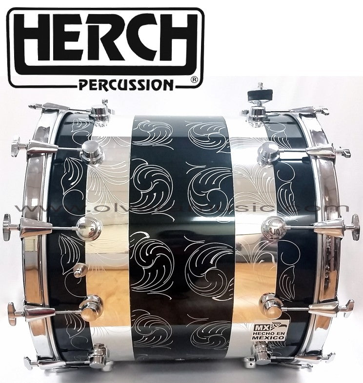 HERCH Tambora Custom (Rameado BK Cromo) - Disponible solo sobre pedido.