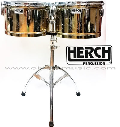 Herch Timbales Custom Mod. HP (Aguila Dorada) - Disponible solo sobre pedido.