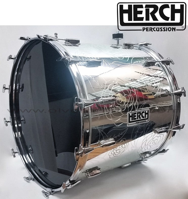 HERCH Tambora Custom (Rosas Cromo) - Disponible solo sobre pedido.