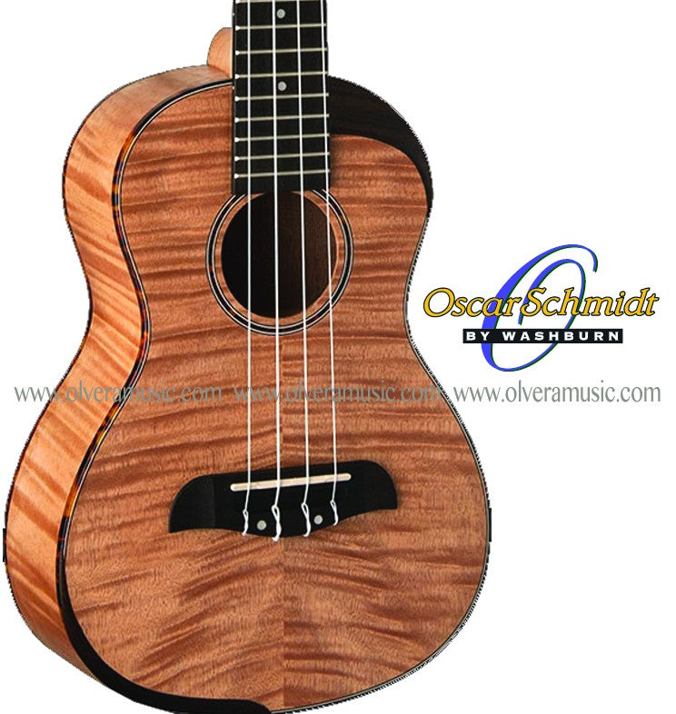 OSCAR SCHMIDT by Washburn Comfort Body Flame Maple Wood - Concert