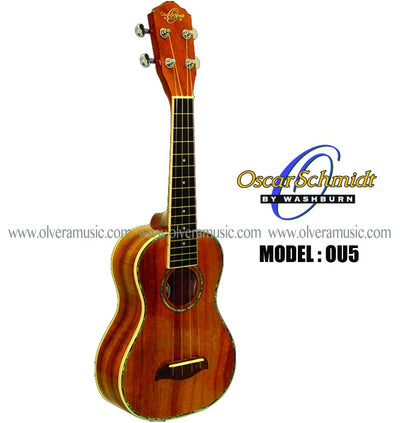 OSCAR SCHMIDT by Washburn Hawaiian Koa Gloss Finish - Concert