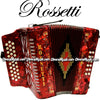 ROSSETTI Diatonic Button Accordion - Pearl Red