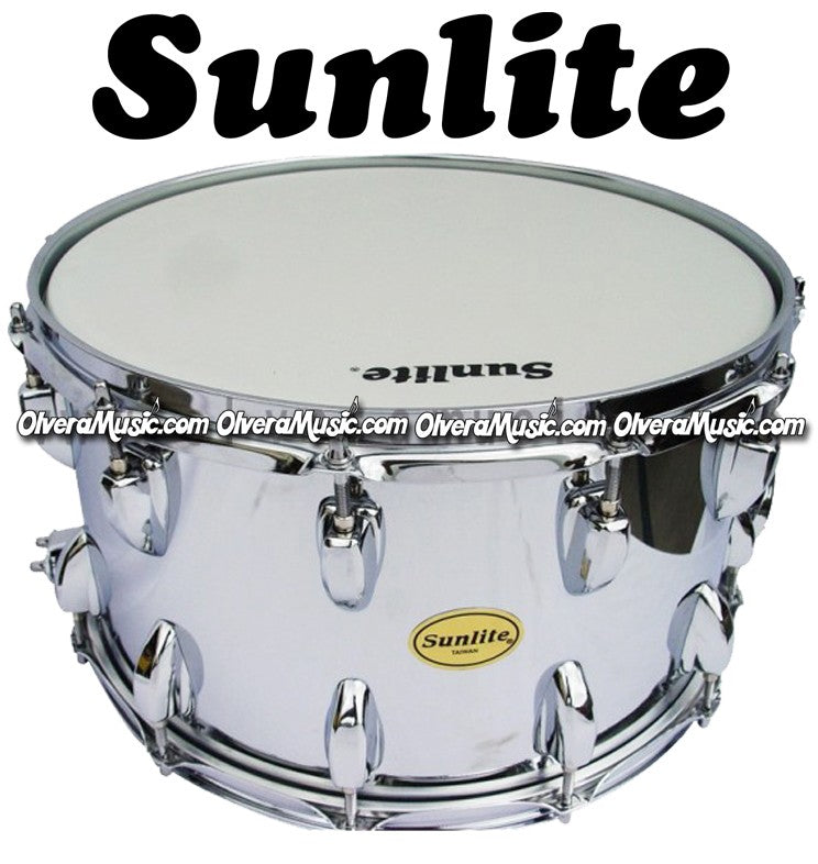 SUNLITE Snare 14X8 Chrome Finish 12-Lug