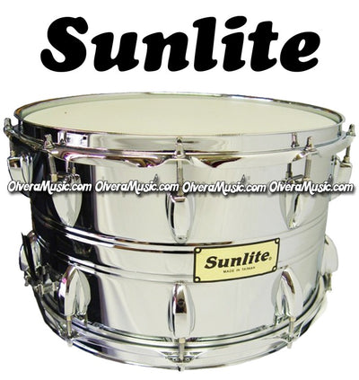 SUNLITE Snare 14X8 Chrome Finish 10-Lug