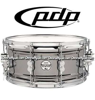 PDP by DW 14x6.5 "Concept Series" Snare 10-Lug Black Nickel