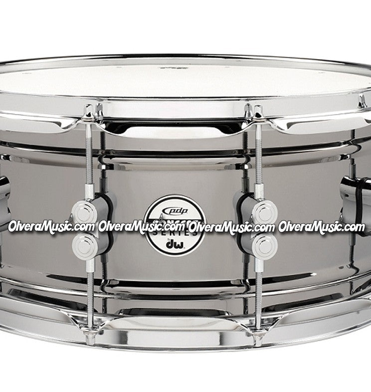 PDP by DW 14x6.5 "Concept Series" Snare 10-Lug Black Nickel