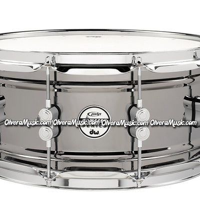 PDP by DW 14x6.5 "Concept Series" Snare 10-Lug Black Nickel