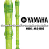 YAMAHA Student Model Plastic Soprano (Recorder) - Translucent Green