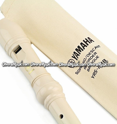 YAMAHA Student Model Plastic Soprano (Recorder) - Cream Color