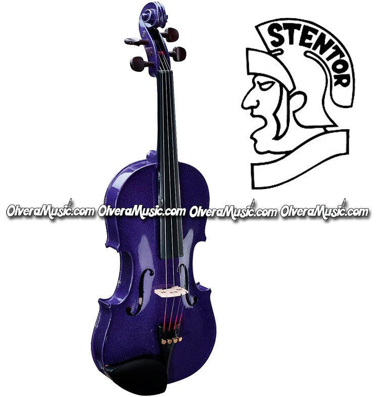 STENTOR "Harlequin Series" Student Model Violin - Deep Purple