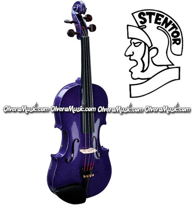 STENTOR "Harlequin Series" Student Model Violin - Deep Purple