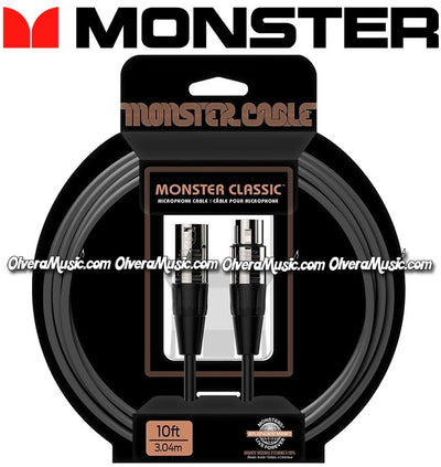 MONSTER Classic Pro Audio Microphone Cable - 10ft.