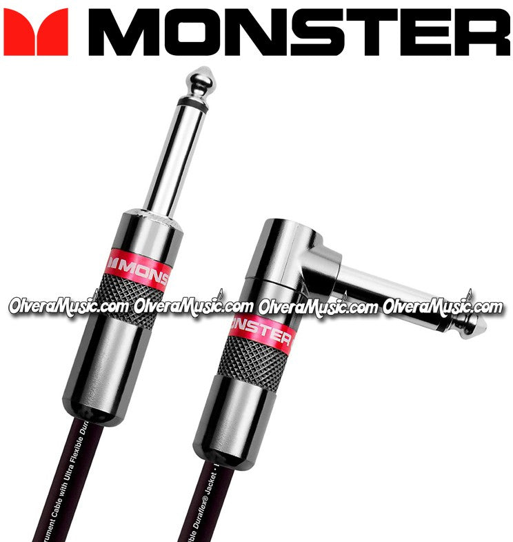 MONSTER Classic Pro Audio Angled Instrument Cable - 12ft.