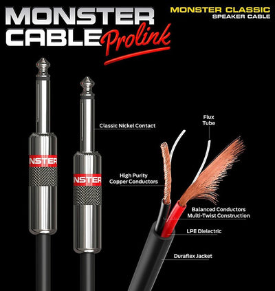 MONSTER Classic Pro Audio Speaker Cable - 25ft.