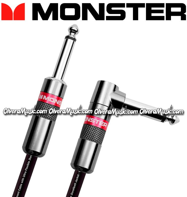 MONSTER Classic Pro Audio Angled Instrument Cable - 21ft.