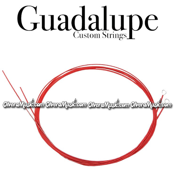 GUADALUPE Bajo Quinto Complete String Set - Red Copper