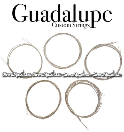 GUADALUPE Bajo Quinto Complete String Set - Nickeled Steel