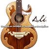 ALI ACHA Bajo Quinto Tradicional (AABQPEPEDC) Madera de Palo Escrito - Disponible solo sobre pedido.