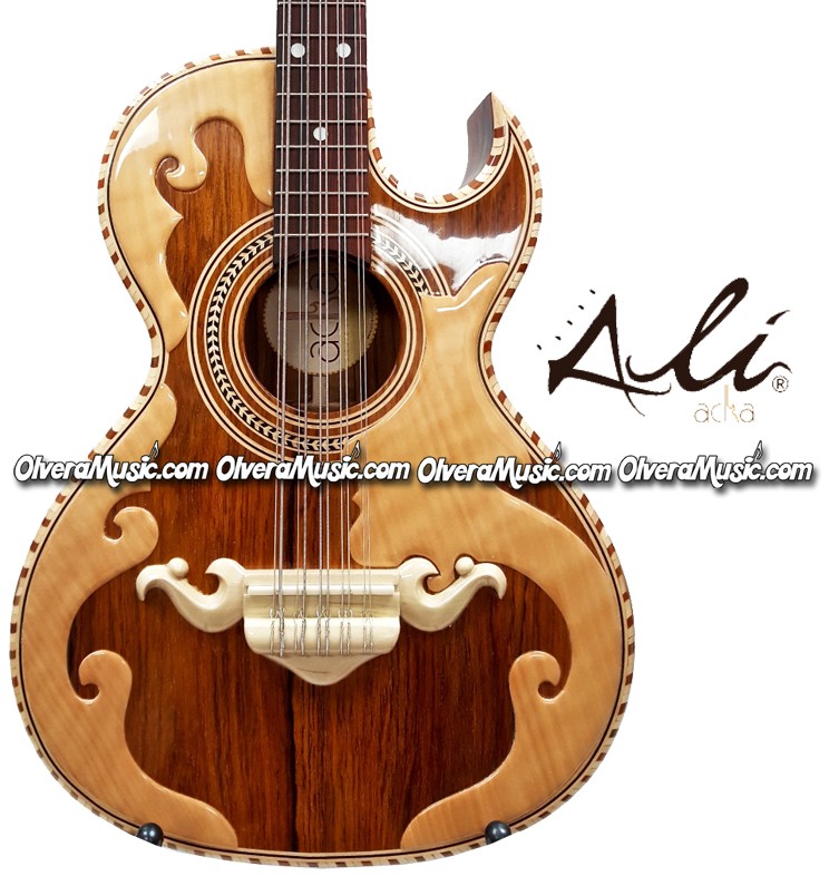 ALI ACHA Bajo Quinto Tradicional (AABQPEPEDC) Madera de Palo Escrito - Disponible solo sobre pedido.