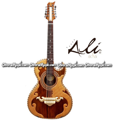 ALI ACHA Bajo Quinto Tradicional (AABQPEPEDC) Madera de Palo Escrito - Disponible solo sobre pedido.