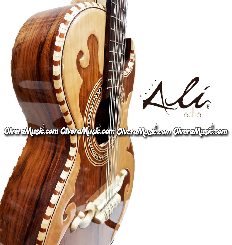 ALI ACHA Bajo Quinto Tradicional (AABQPEPEDC) Madera de Palo Escrito - Disponible solo sobre pedido.