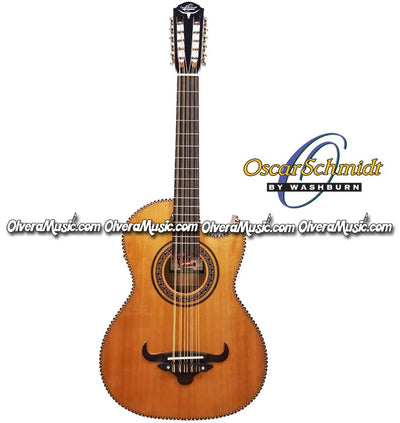 OSCAR SCHMIDT Thin Line Acoustic Electric Bajo Quinto