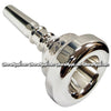 GARIBALDI Single-Cup Alto Horn Mouthpiece - Silver Plate Finish