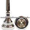 GARIBALDI Single-Cup Alto Horn Mouthpiece - Silver Plate Finish