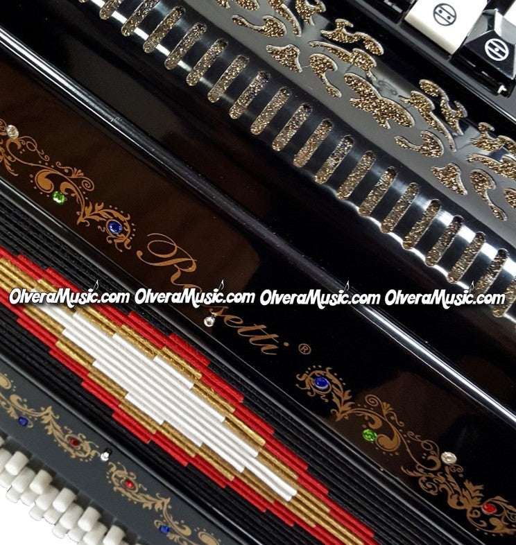 ROSSETTI Piano Accordion - Black