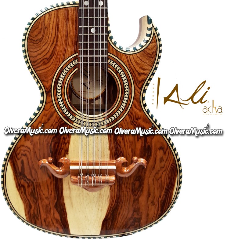 ALI ACHA Bajo Quinto Tradicional (AABQPETPEMD) Madera de Palo Escrito - Disponible solo sobre pedido.