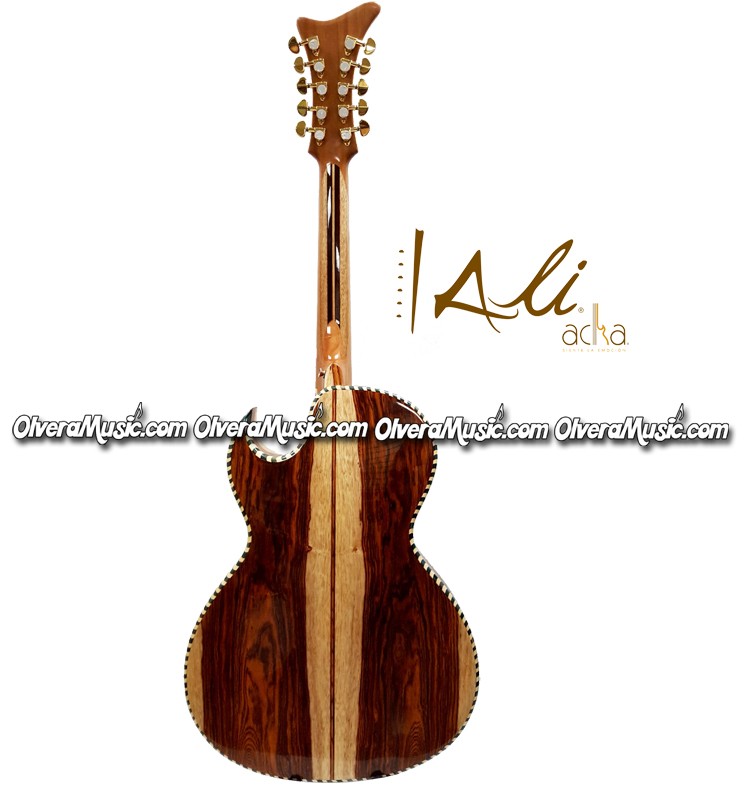 ALI ACHA Bajo Quinto Tradicional (AABQPETPEMD) Madera de Palo Escrito - Disponible solo sobre pedido.