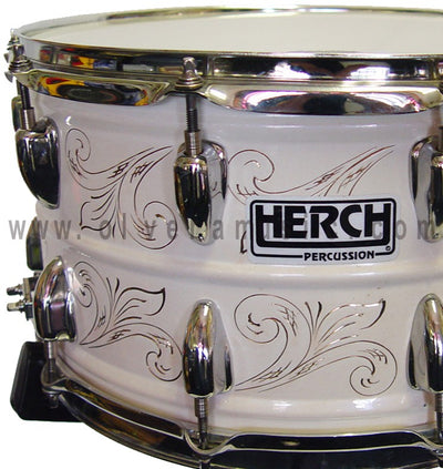 HERCH Tarola Custom (Ornatos Blanca) - Disponible solo sobre pedido.