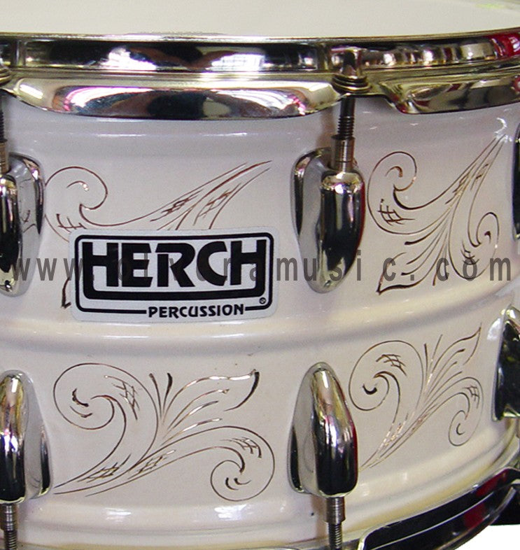 HERCH Tarola Custom (Ornatos Blanca) - Disponible solo sobre pedido.