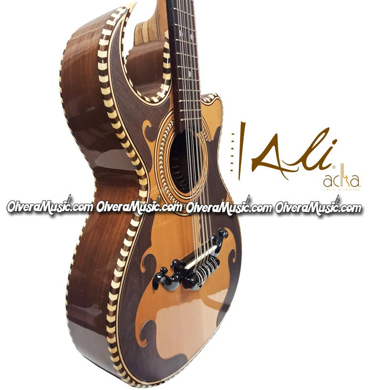 ALI ACHA Bajo Quinto Tradicional (AABQNOGAL) Madera de Nogal - Disponible solo sobre pedido.