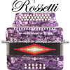 ROSSETTI Diatonic Button Accordion - Pearl Purple